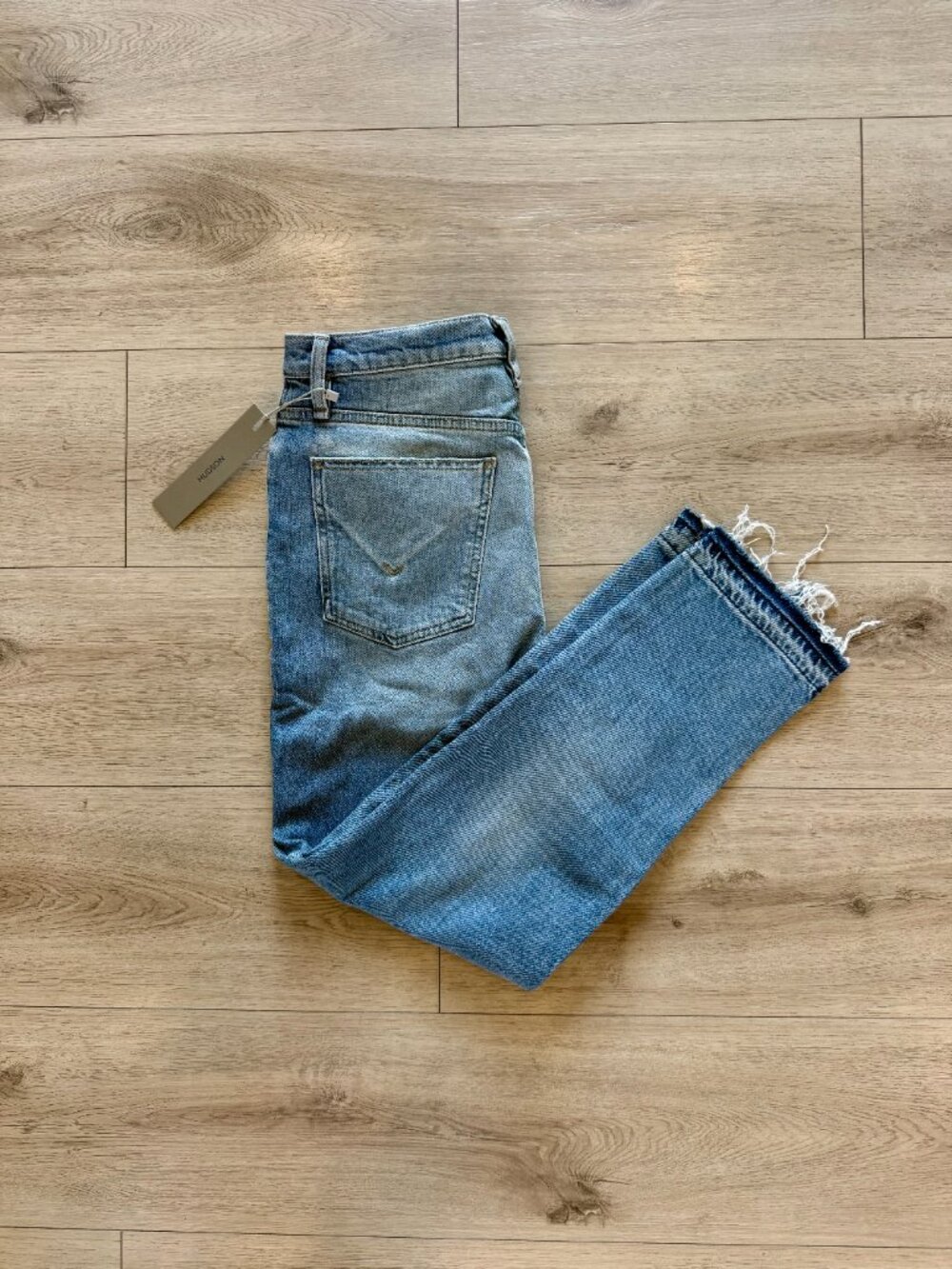 Hudson Harlow Ultra High Rise Cigarette Petite Jeans 30x25